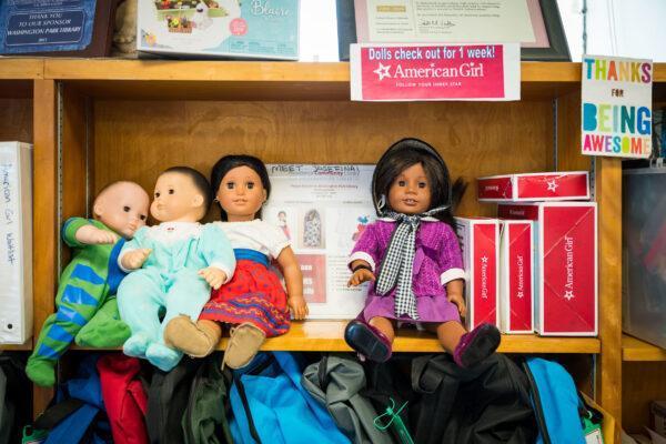 Washington Park Library - American Girl dolls