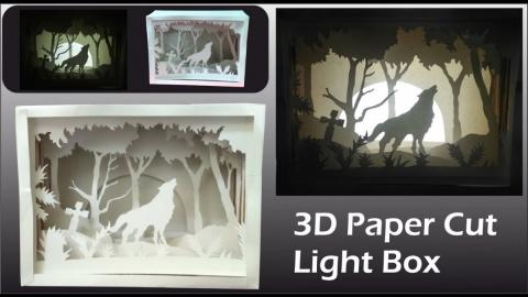 Maker Workshop for Adults: Paper-Cut Art in an LED Light Box