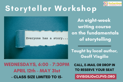 Storyteller Workshop- Everyone has a story...