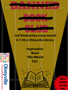 banned book club 3rd Wednesday every month 