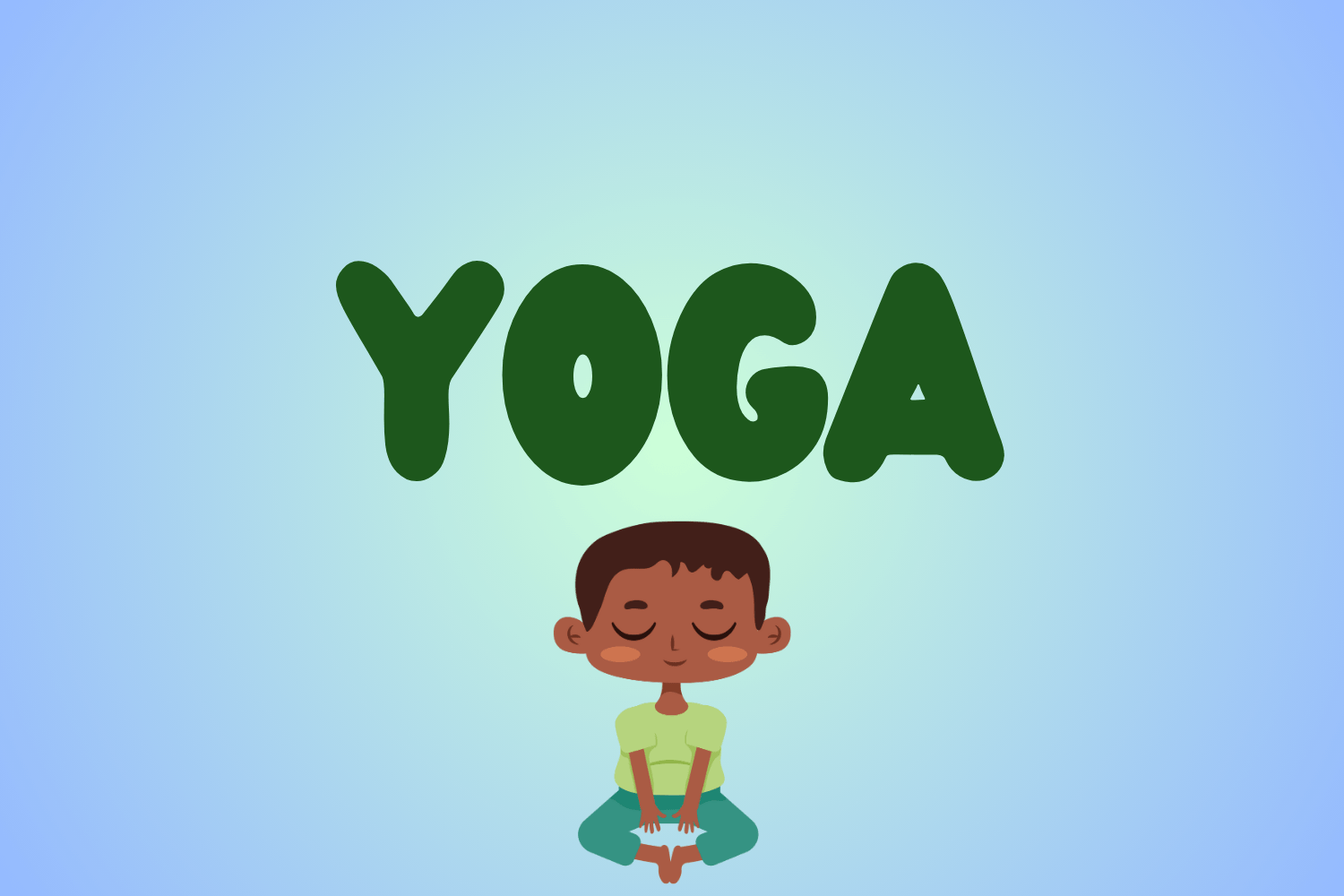 Image that says "yoga"