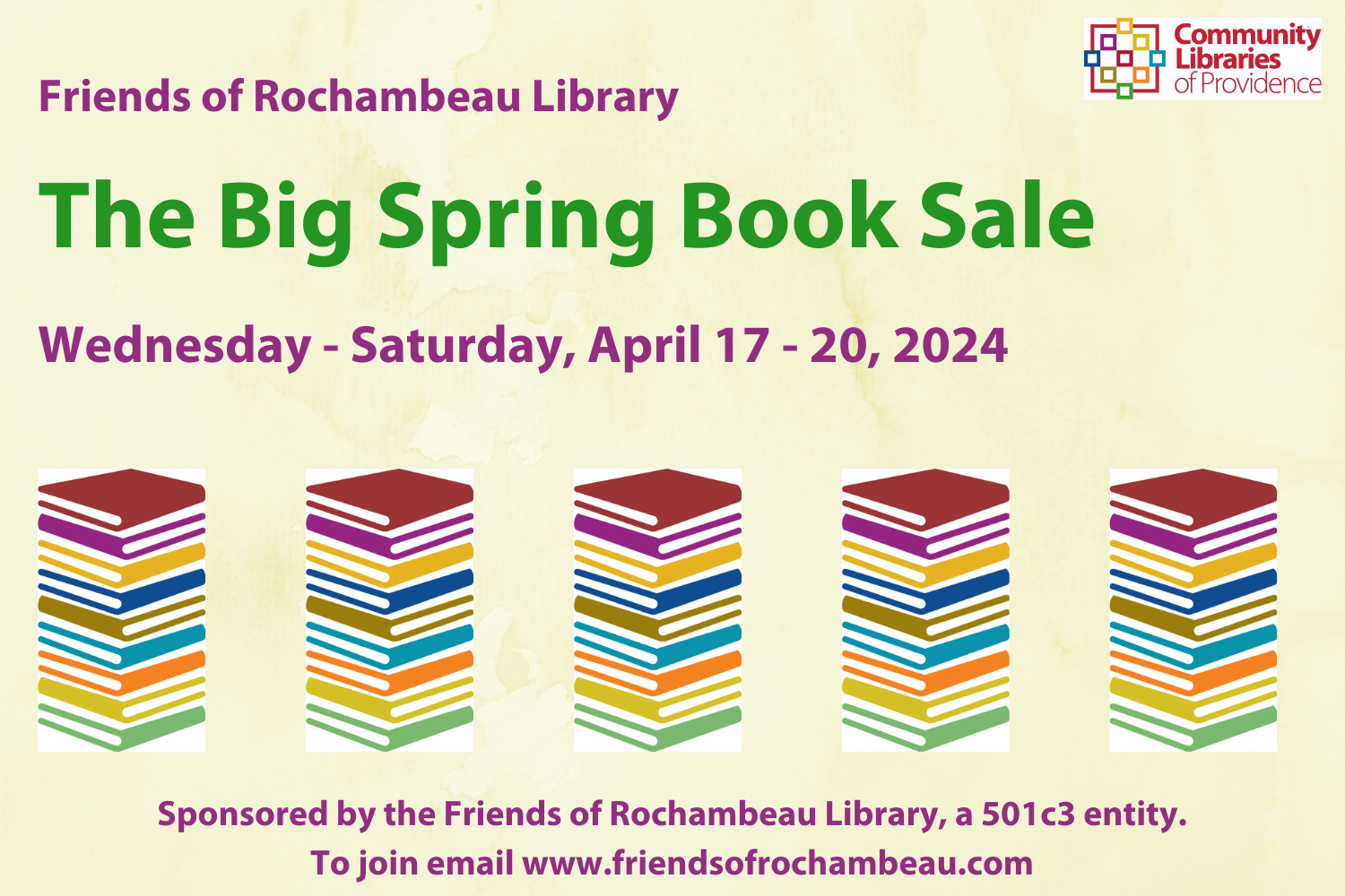 The Big Spring Book Sale