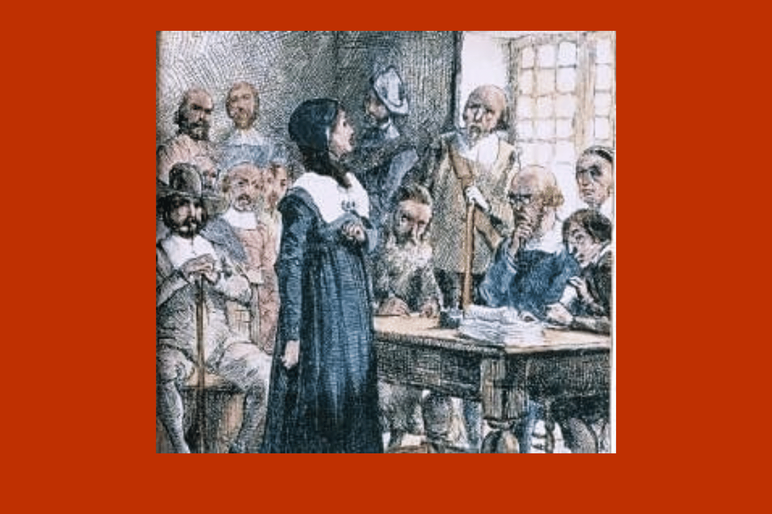 Anne Hutchinson on trial