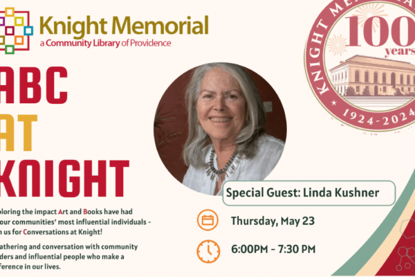 “The Fight That Saved the Libraries- A True Rhode Island Story” Linda Kushner