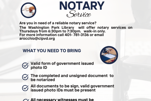 White and Blue Modern Notary Service Instagram Post