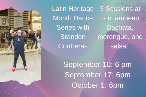 Latin Heritage Month Dance Series with Brandon Cont (Presentation)